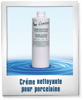 Crème nettoyante pour porcelaine