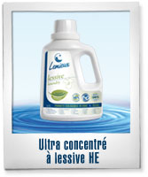 Ultra concentré à lessive HE = Haute Efficacité