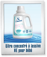 Ultra concentré à lessive HE pour bébé