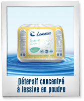 Détersif concentré à lessive en poudre